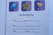 BNIP - A Pack of 20 Party Invitations &amp; Envelopes