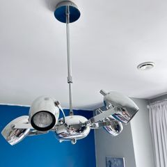 Modern Chrome Lamps Set