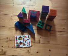 150 Playmags 3D magnetic tiles