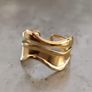 Costume Statement Gold Tone Ring Image 2