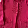 Brand New Girls Cotton Rich Pink Cardigan with Sequins Image 5