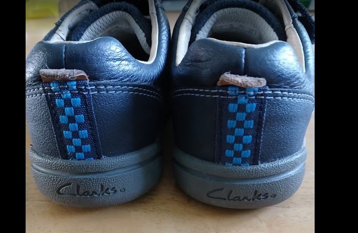 Navy Clarks Boys Shoes