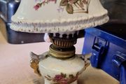 Vintage miniature oil lamp