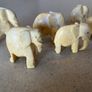 Elephants Ivory set of 6 Image 3