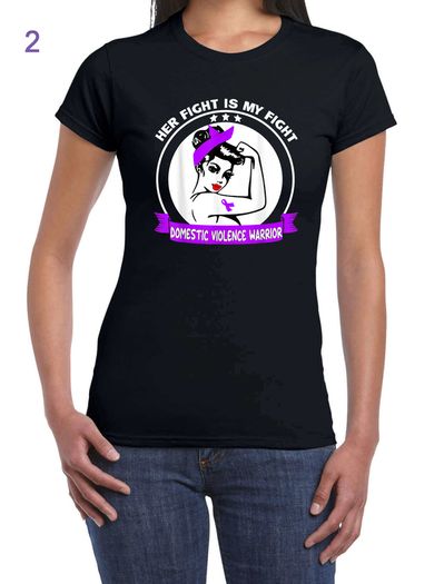 Domestic Violence Awareness T-Shirt Woman