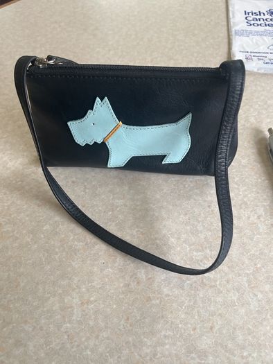 Ladies Radley Black Leatger Small Handbag