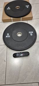 brand new 4x5kilo olympic bumper weight plates