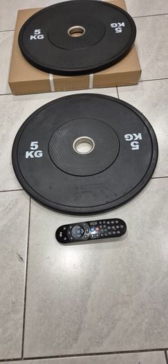 brand new 4x5kilo olympic bumper weight plates