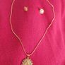 our lady of Guadalupe pendant &chain gold plated Image 6
