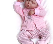FREE EXPRESS SHIPPING 17 inch Soft Body Lifelike-Newborn Baby Dolls Sleeping Girl Dolls with Clothes and Toy Accessories Gift