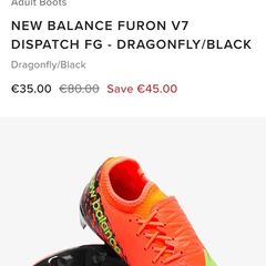 New Balance Furon V7 football boots UK 5