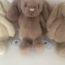 New JELLYCAT Set of 3 Flufflet Bunnys Image 3