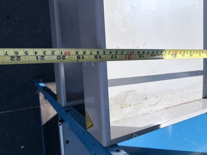 Bri-Stor van workbench, shelves and BOTT hooks