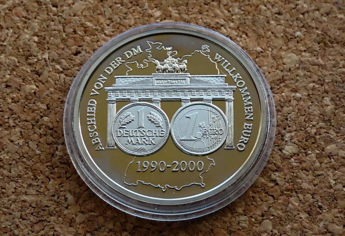 West Germany 50 Years & Deutsche Mark EURO Token 1940 - 1990