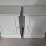 Cream bedside small cabinet Image 2