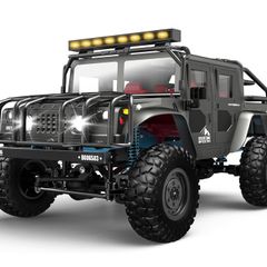 1:12 Scale All-Terrain Remote Control Car, 4WD RC Cars with 2.4 GHz, RC Climbing Truck, IPX4 Waterproof Off-Road Vehicle with Two Rechargeable Batteries, for Kids Teens Adults