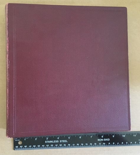 Three (two blue and one wine colour) FG Warwick Stamp Album  with over 49 pages inc stamp mounts.