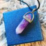Amethyst crystal pendant necklace Image 4