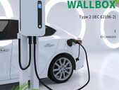 32A EVSE Wallbox EV Car Charger Electric Vehicle Charging Station Wall-mounted IP66 Type 2 Cable IEC 62196-2 Level 2 240V 7.6KW