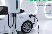 32A EVSE Wallbox EV Car Charger Electric Vehicle Charging Station Wall-mounted IP66 Type 2 Cable IEC 62196-2 Level 2 240V 7.6KW