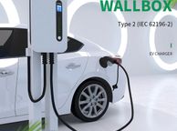 main image for ad 32A EVSE Wallbox EV Car Charger Electric Vehicle Charging Station Wall-mounted IP66 Type 2 Cable IEC 62196-2 Level 2 240V 7.6KW