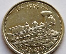 June 1999 Canada Quarter Dollar UNC collector commemorative