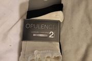 Viscose ladies socks with lace 2 pairs NEW 37-42