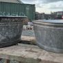 2 galvanised wash basin. One is 60 liter and one is about 40. Image 4