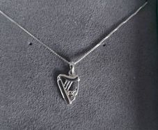 celtic harp necklace