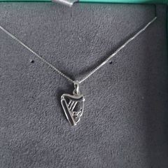 celtic harp necklace