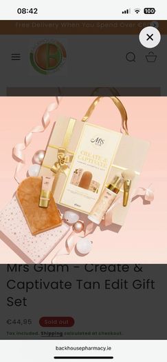 BPerfect Tanning Gift Set- Brand New