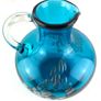 Mid Century deep blue Schott Zwiesel Florida Glass Vase Image 6
