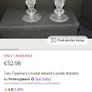 Tipperary crystal candle holders Image 5