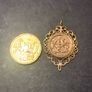 King George Gold Pendant Image 2