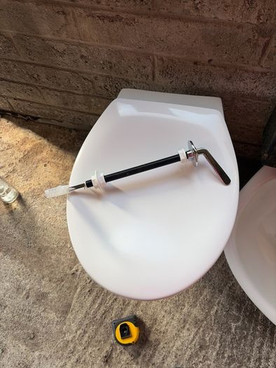 Toilet and sink