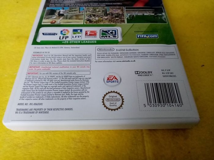 FIFA 12 Nintendo Wii Games Original