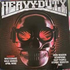 HEAVY DUTY featuring Iron Maiden Whitesnake deep purple scorpions etc vinyl record in vg+ condition