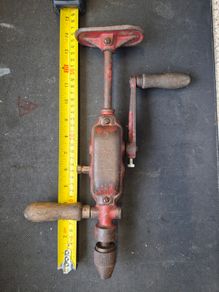 Vintage Hand Drill Mechanical Hand Crank Drill