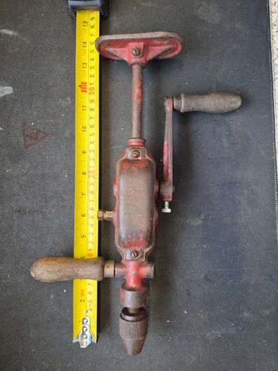 Vintage Hand Drill Mechanical Hand Crank Drill