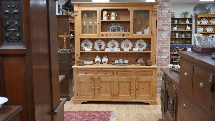 Large Bespoke Solid Pine Kitchen Dresser