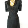 Karen Millen Black Victorian Lace Applique Dress Image 4