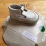 Kickers white leather christening baby booties 0-9 months Image 8