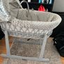 Moses Basket with rocking stand Image 3