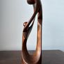 Mother and a Child Wooden Abstract Sculpture Image 5