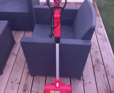 Electric decking / patio scrubber
