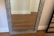 Elegant silver mirror