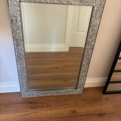 Elegant silver mirror
