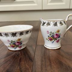 Vintage Royal Tara Jug and Sugar Bowl