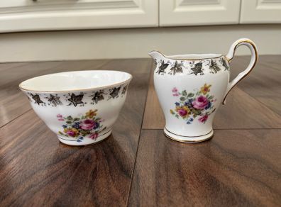 Vintage Royal Tara Jug and Sugar Bowl