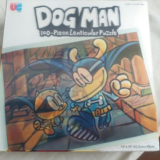 Dog Man 100-Piece Lenticular Puzzle